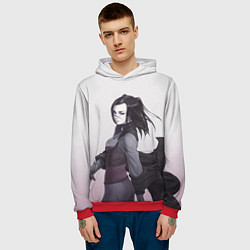 Толстовка-худи мужская Рил Мэйер, цвет: 3D-красный — фото 2