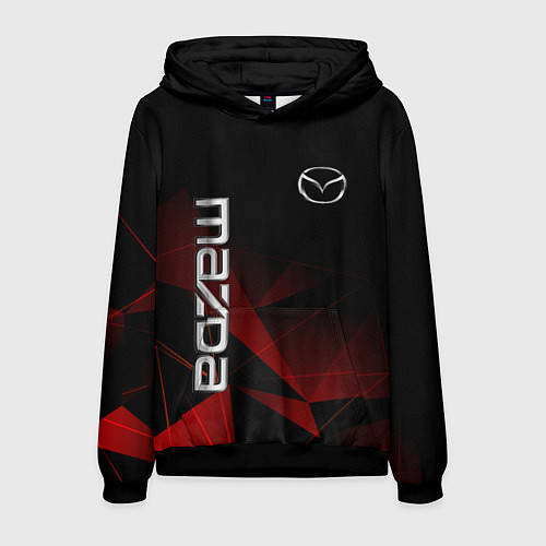 Мужская толстовка МАЗДА MAZDA ГЕОМЕТРИЯ / 3D-Черный – фото 1