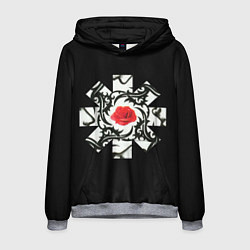 Мужская толстовка RHCP Logo Red Rose