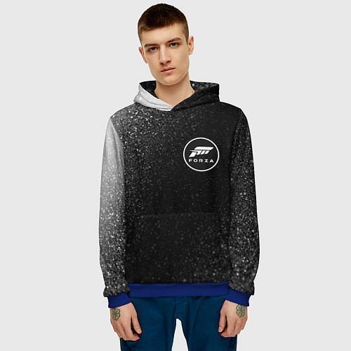 Мужская толстовка ФОРЗА ХОРАЙЗЕН Шум / 3D-Синий – фото 3