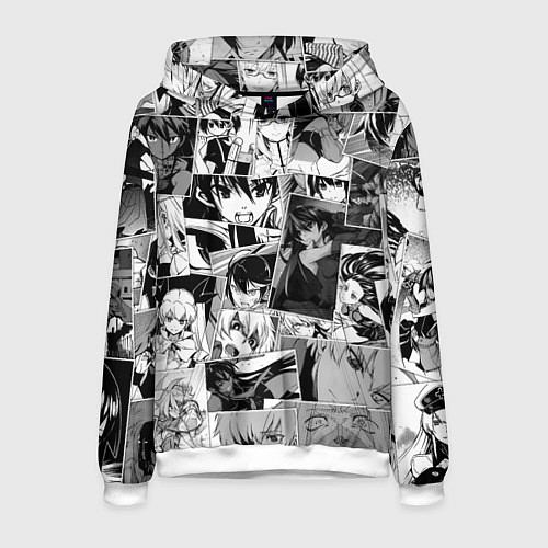 Мужская толстовка Убийца Акамэ pattern / 3D-Белый – фото 1