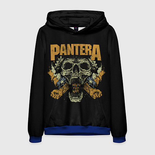 Мужская толстовка PANTERA Mouth For War / 3D-Синий – фото 1