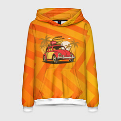 Толстовка-худи мужская Enjoy Summer car, цвет: 3D-белый