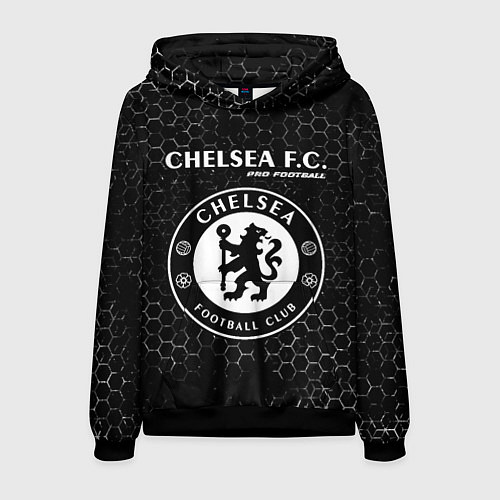 Мужская толстовка CHELSEA Pro Football Соты / 3D-Черный – фото 1