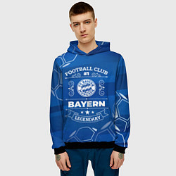 Толстовка-худи мужская Bayern, цвет: 3D-черный — фото 2