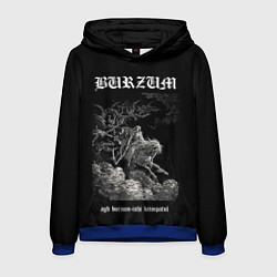 Толстовка-худи мужская Burzum ishi krimpatul, цвет: 3D-синий