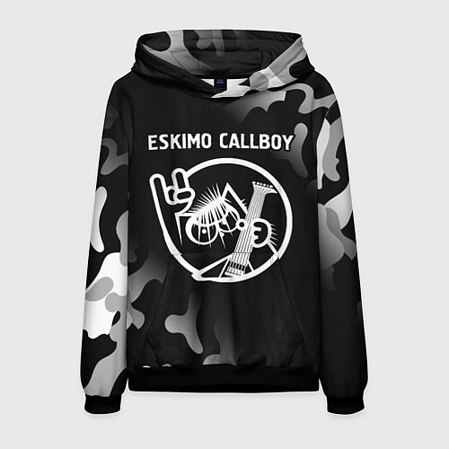 Мужская толстовка Eskimo Callboy - КОТ - Камуфляж / 3D-Черный – фото 1