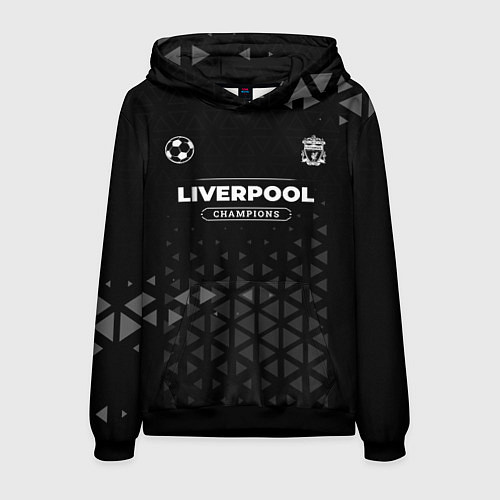 Мужская толстовка Liverpool Форма Champions / 3D-Черный – фото 1