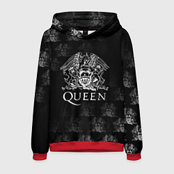 Толстовка-худи мужская Queen pattern, цвет: 3D-красный