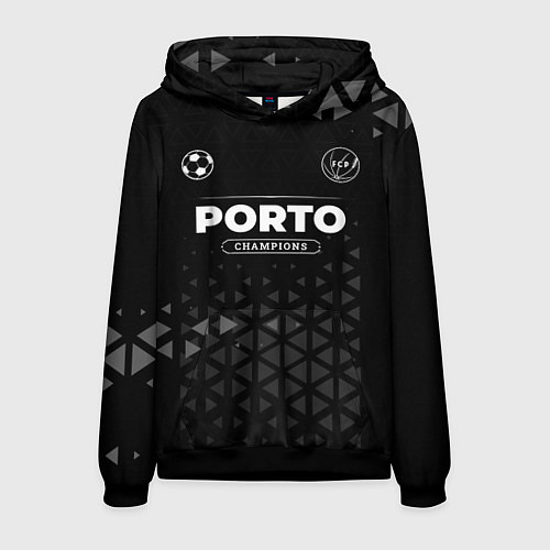 Мужская толстовка Porto Форма Champions / 3D-Черный – фото 1