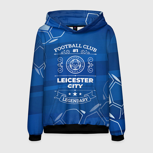 Мужская толстовка Leicester City FC 1 / 3D-Черный – фото 1