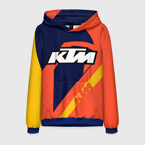 Мужская толстовка KTM VINTAGE SPORTWEAR / 3D-Синий – фото 1