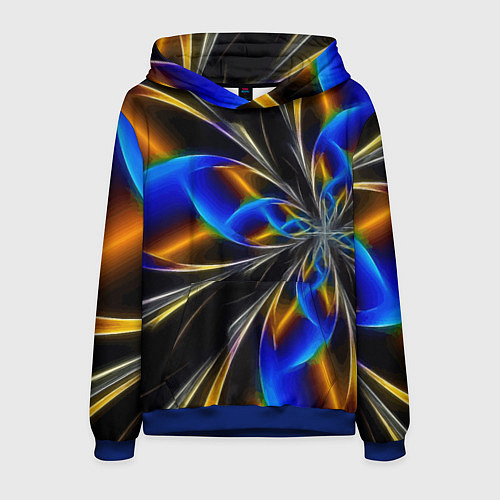 Мужская толстовка Neon vanguard pattern Fashion 2023 / 3D-Синий – фото 1