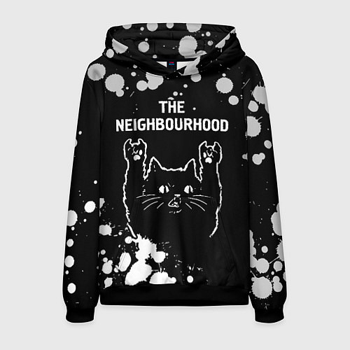 Мужская толстовка The Neighbourhood Rock Cat / 3D-Черный – фото 1