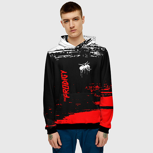 Мужская толстовка The prodigy : дарование / 3D-Черный – фото 3