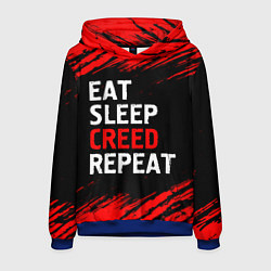 Мужская толстовка Eat Sleep Creed Repeat - Краски