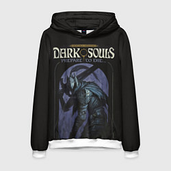 Толстовка-худи мужская Темная душа Dark Souls, цвет: 3D-белый