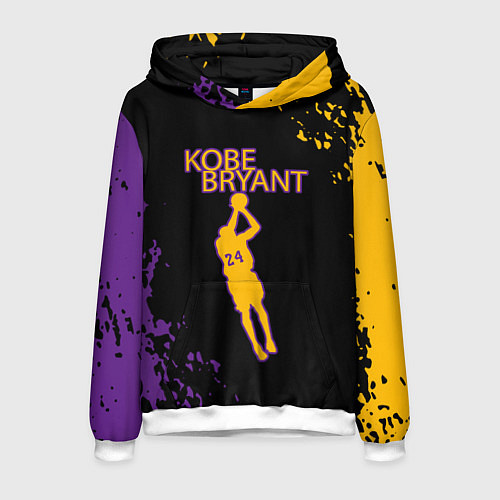 Мужская толстовка Kobe Bryant Баскетболист 24 / 3D-Белый – фото 1