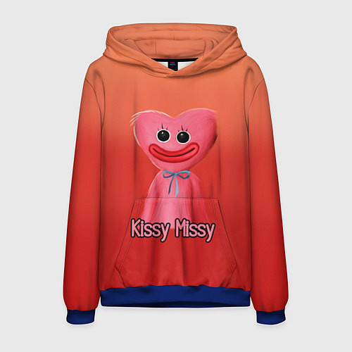 Мужская толстовка КИССИ МИССИ KISSY MISSY / 3D-Синий – фото 1