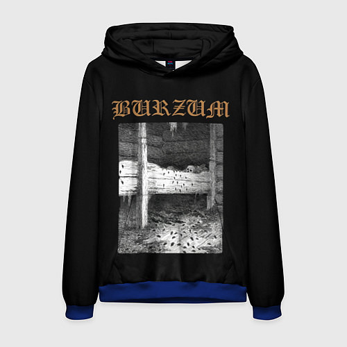 Мужская толстовка Burzum cockroaches / 3D-Синий – фото 1