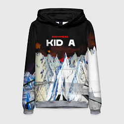 Толстовка-худи мужская Kid A - Radiohead, цвет: 3D-меланж
