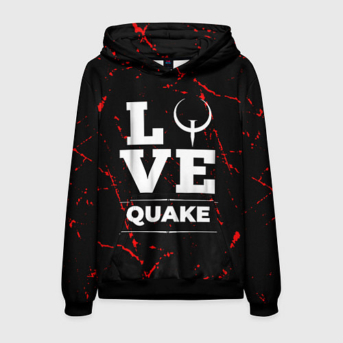 Мужская толстовка Quake Love Классика / 3D-Черный – фото 1