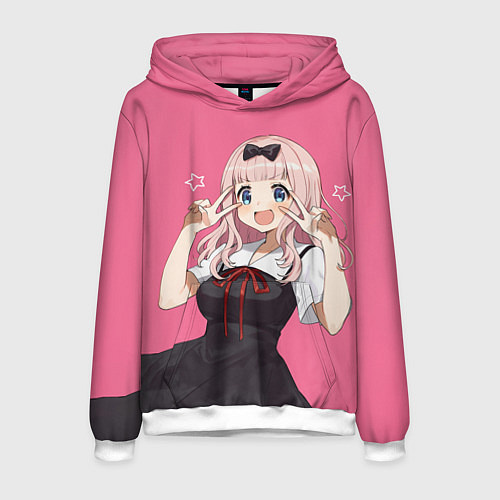 Мужская толстовка Чика на позитиве / 3D-Белый – фото 1