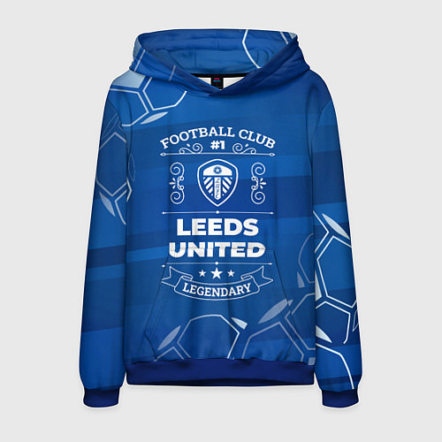 Мужская толстовка Leeds United Football Club Number 1 / 3D-Синий – фото 1