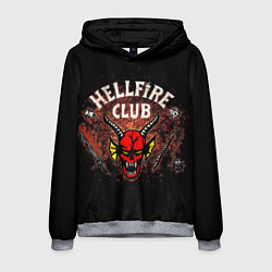 Толстовка-худи мужская Hellfire club, цвет: 3D-меланж