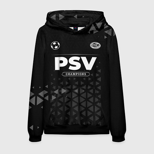 Мужская толстовка PSV Champions Uniform / 3D-Черный – фото 1