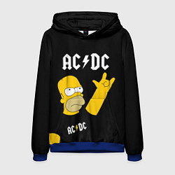 Мужская толстовка AC DC ГОМЕР СИМПСОН SIMPSONS