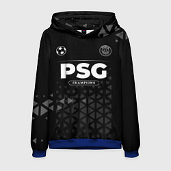 Толстовка-худи мужская PSG Champions Uniform, цвет: 3D-синий