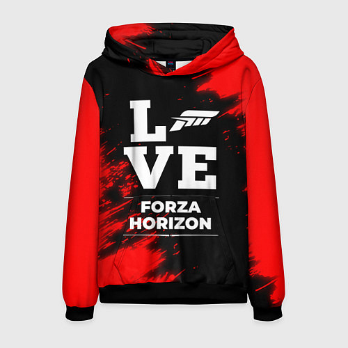 Мужская толстовка Forza Horizon Love Классика / 3D-Черный – фото 1