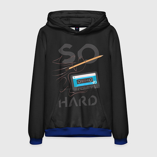 Мужская толстовка Так тяжело / 3D-Синий – фото 1