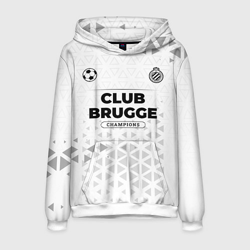 Мужская толстовка Club Brugge Champions Униформа / 3D-Белый – фото 1
