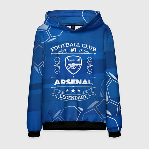 Мужская толстовка Arsenal FC 1 / 3D-Черный – фото 1