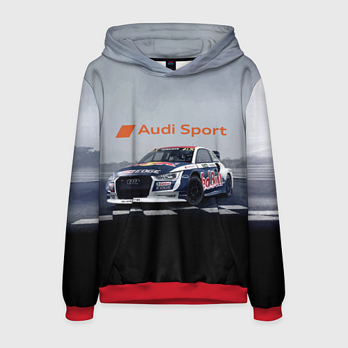 Мужская толстовка Ауди Спорт Гоночная команда Audi sport Racing team / 3D-Красный – фото 1