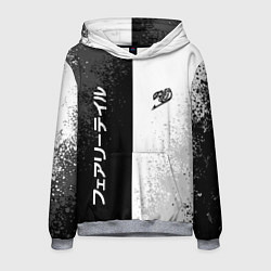 Мужская толстовка FAIRY TAIL BLACK AND WHITE LOGO