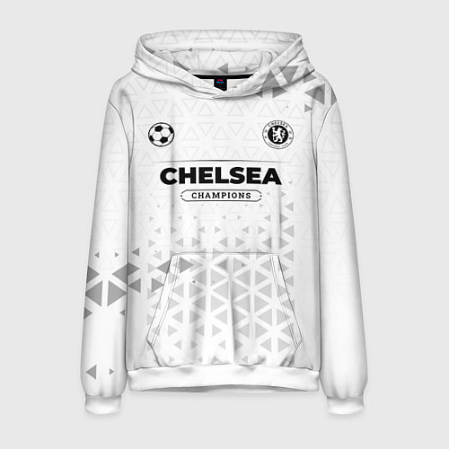 Мужская толстовка Chelsea Champions Униформа / 3D-Белый – фото 1