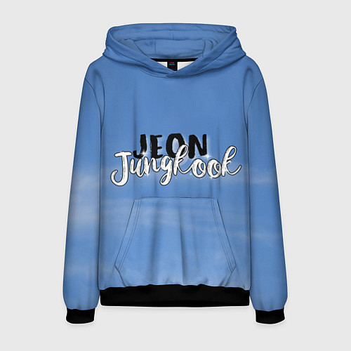 Мужская толстовка JEON JUNGKOOK BTS / 3D-Черный – фото 1