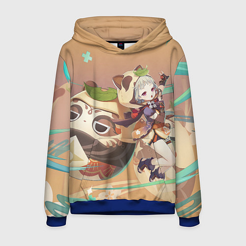 Мужская толстовка Sayu Genshin Impact / 3D-Синий – фото 1