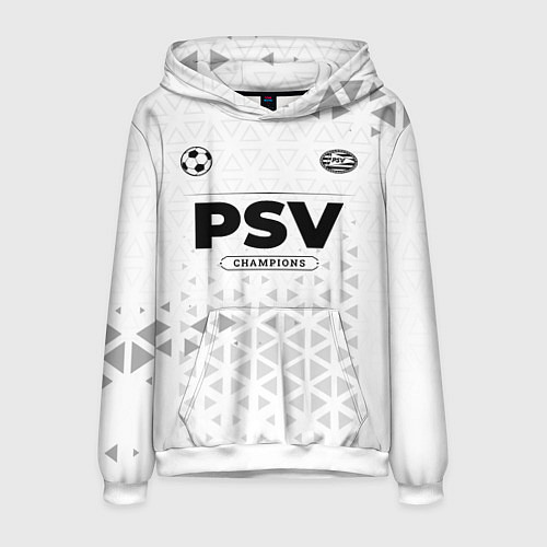Мужская толстовка PSV Champions Униформа / 3D-Белый – фото 1