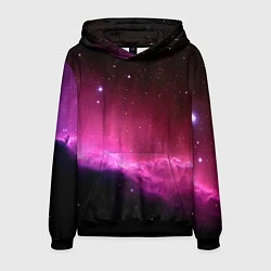Толстовка-худи мужская Night Nebula, цвет: 3D-черный
