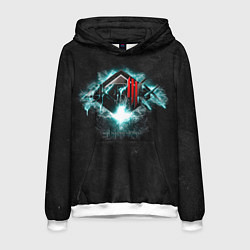 Толстовка-худи мужская More Monsters and Sprites - Skrillex, цвет: 3D-белый