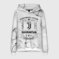 Толстовка-худи мужская Juventus Football Club Number 1 Legendary, цвет: 3D-белый