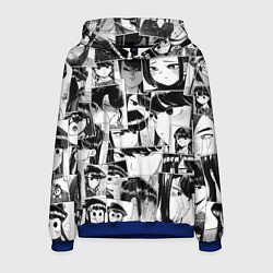 Толстовка-худи мужская Komi san pattern, цвет: 3D-синий