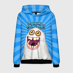 Толстовка-худи мужская My singing monsters Мамунт, цвет: 3D-черный
