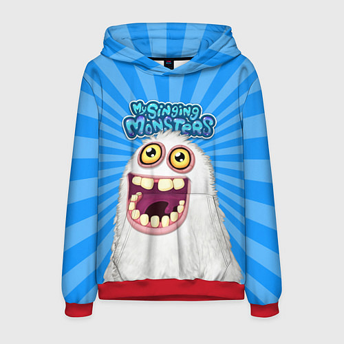 Мужская толстовка My singing monsters Мамунт / 3D-Красный – фото 1