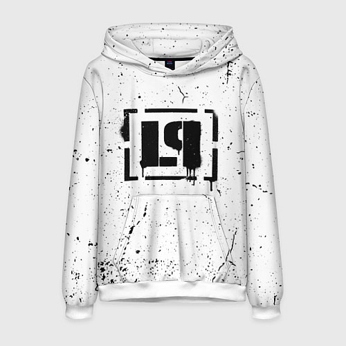 Мужская толстовка Linkin Park брызги краски / 3D-Белый – фото 1