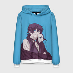 Толстовка-худи мужская Красавчик Ванитас, цвет: 3D-белый